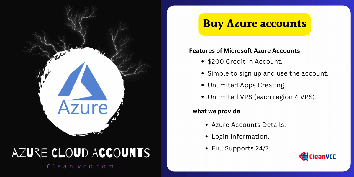 Buy Azure accounts, Buy verified Azure accounts, Purchase Azure accounts, Authentic Azure accounts for sale, Buy Azure subscription,